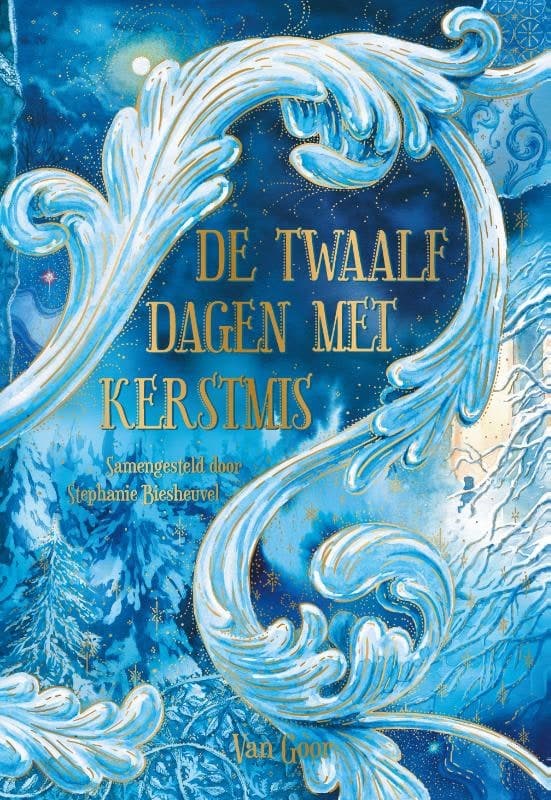 Omslag van De twaalf dagen met Kerstmis