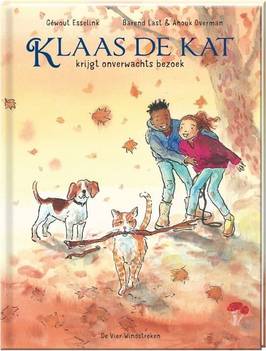Omslag van Klaas de kat krijgt onverwachts bezoek